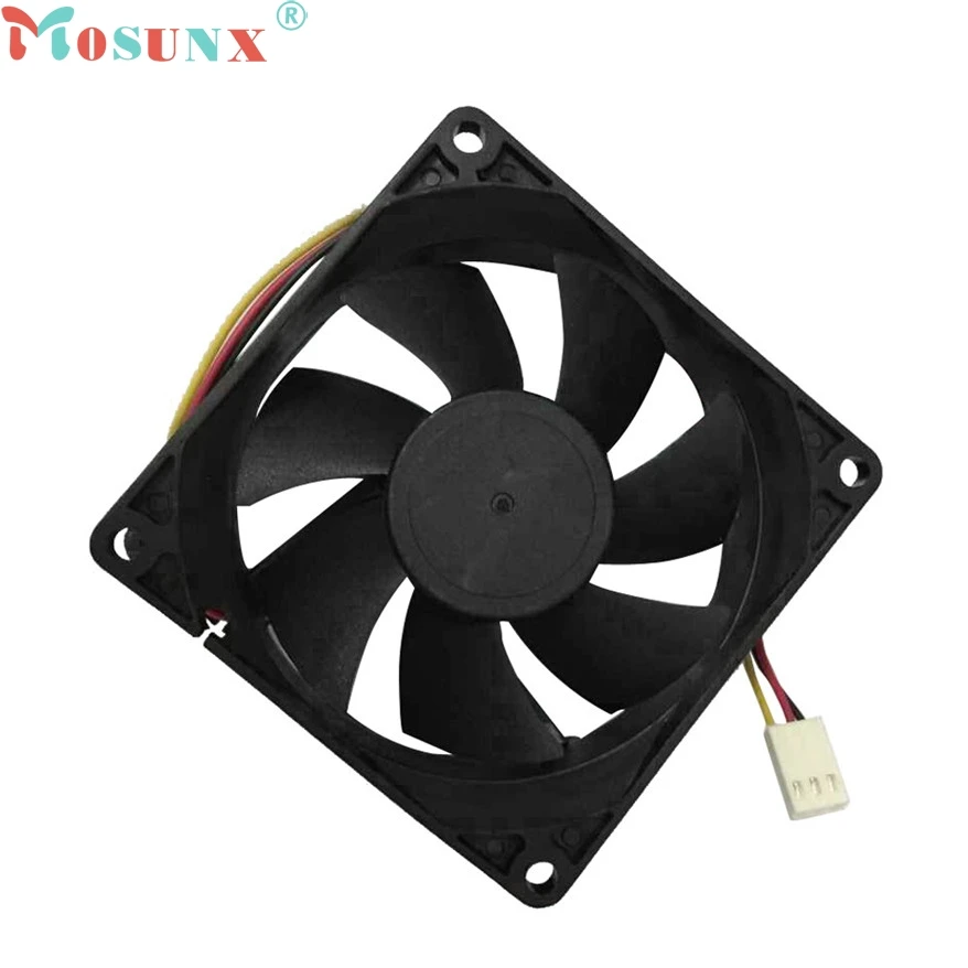 Mosunx 12VDC 0.1A 3pin Quiet 8cm/80mm/80x80x25mm 12V Computer/PC/CPU Silent Cooling Case Fan Oil Bearing 17Nov27 Drop Ship | Компьютеры и