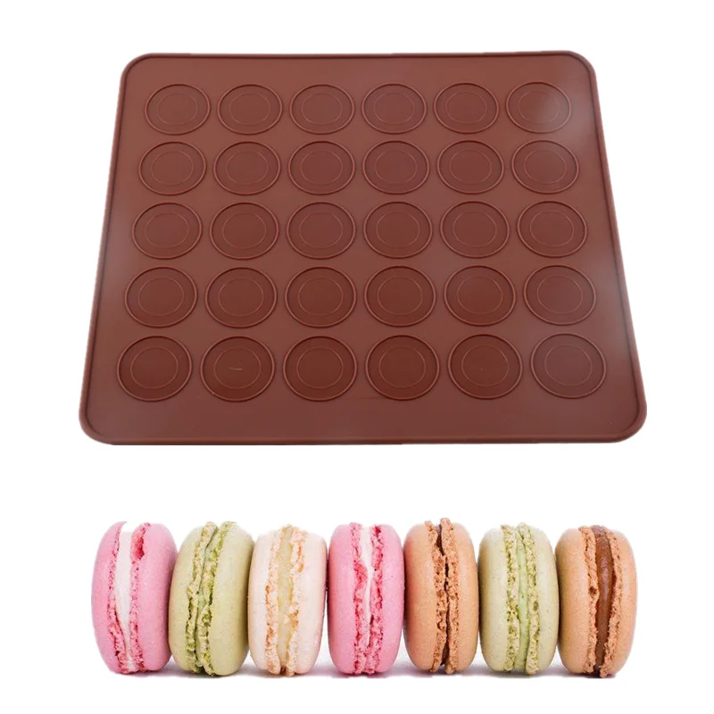 Luyou 1 шт. Силиконовые чехлы в форме печенья на мгновенной проявки Macaroon форма для