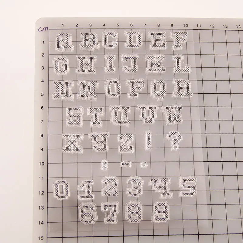 Алфавит буквы прозрачный чистый силикон штамп печать DIY Скрапбукинг фото