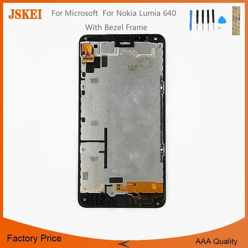 Высокое качество для microsoft Nokia Lumia 640 ЖК дисплей с сенсорным экраном дигитайзер в