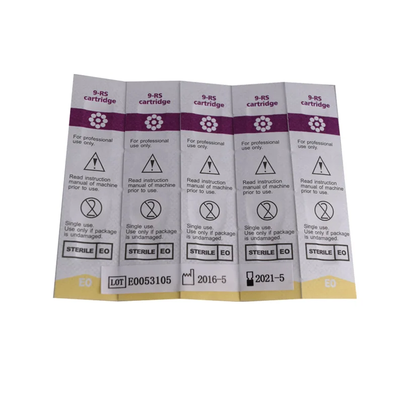 Needle for Tattooing 10piece 9RS Cartridge Needles Disposable Sterilized Tattoo Permanent Makeup Tips Eyebrow lip | Красота и