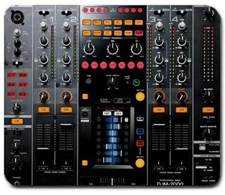 MaiYaCa популярный 1 шт. горячий DJM-2000 DJ микшер изображение кожи aming pc Противоскользящий коврик для мыши для оптал/трекбол мышь - Цвет: 220mmX180mm