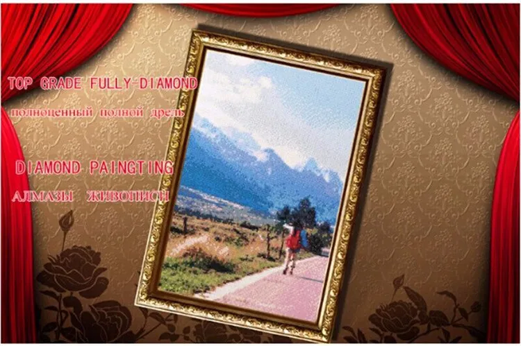 Алмазная 5D Мозаика &quotсделай сам&quot искусственная Бриллиантовая паста quare point Sea