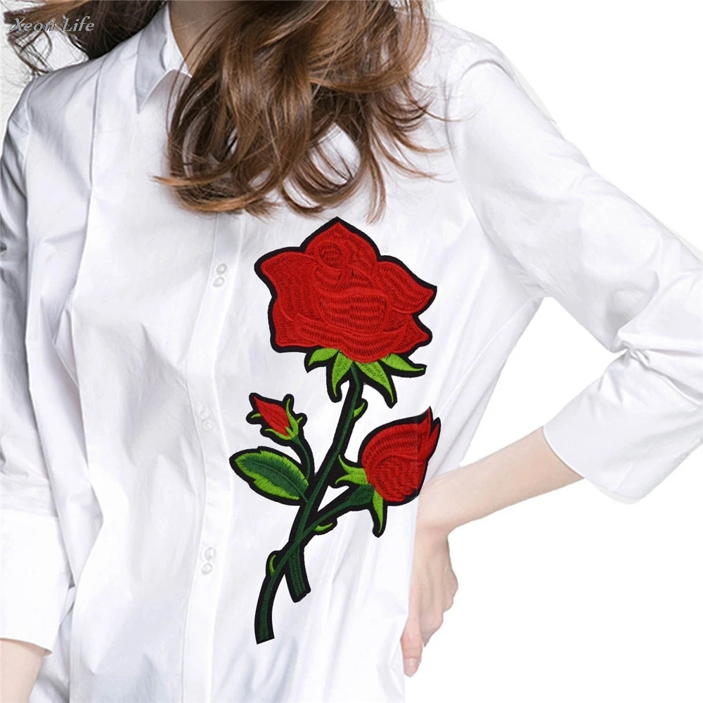 Вышитый ажурный цветок заплатка для одежды DIY железа на пришивные патчи|patches diy|iron