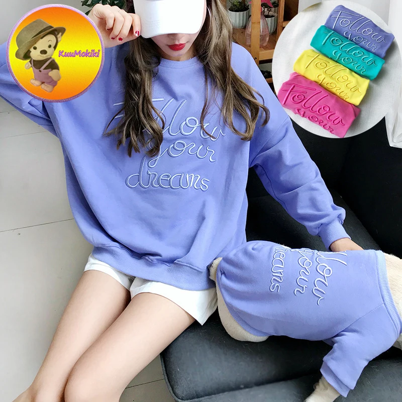 Новое поступление семейная одежда для французского бульдога четырех цветов