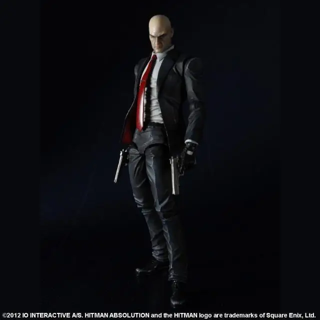 Фигурки персонажей PLAY ARTS 23 см игрушки модели Hitman Codename 47 KAI|model toy|play artsfigure model |