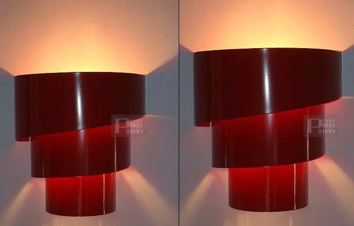 Светодиодная лампа E27 настенный светильник белый красный цвет Настенные