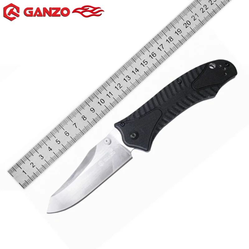 Новый Ganzo G710 высокопрочный 440C Лезвие Складной нож G10 ручка охотничий Carambit