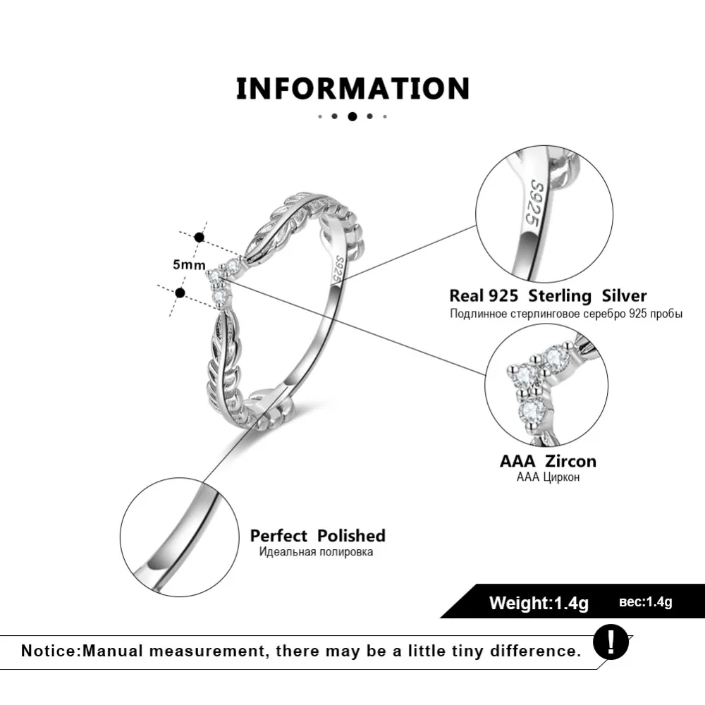 ORSA JEWELS серебряные кольца из натуральной 925 пробы для женщин, оливковый венок в форме идеального полированного женского романтического кольца, ювелирное изделие SR121