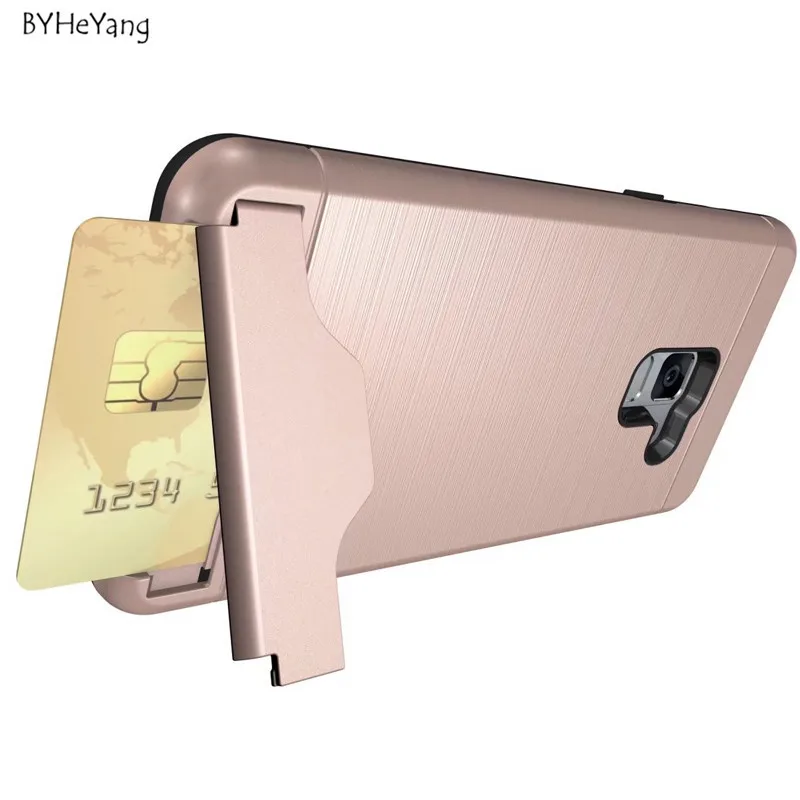 BYHeYang для Samsung Galaxy A8 2018 чехол противоударный ТПУ + PC матовый защитный A830 с