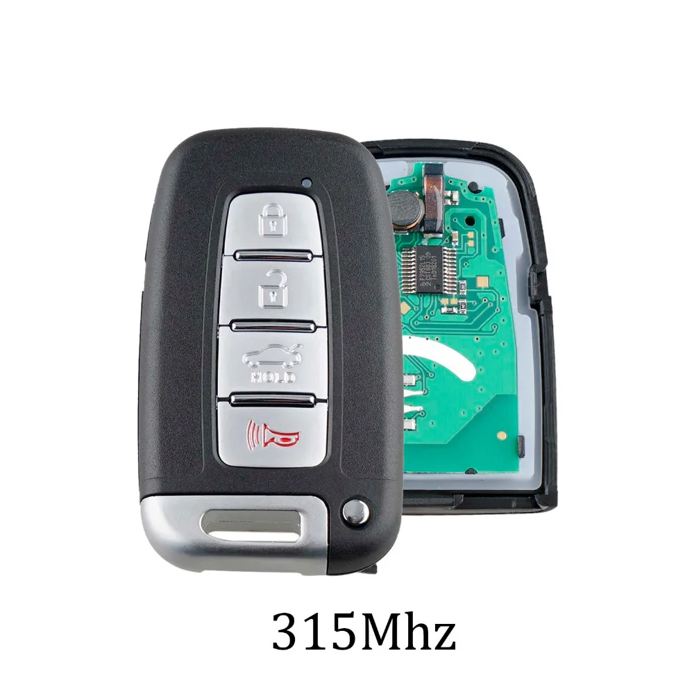 4 кнопки дистанционного Smart Key 315/433 МГц для HYUNDAI SONATA GENESIS EQUUS VELOSTER 2009 2010 2011 2012 2013 SY5HMFNA04