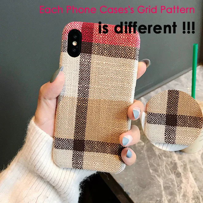Style 23 KASONPAI ультра-тонкая ткань текстура мягкий чехол для iPhone XS MAX 7 6 6S 8 Plus X XR чехол Холст сетка узор чехол для телефона s Fundas - Цвет: Style 23