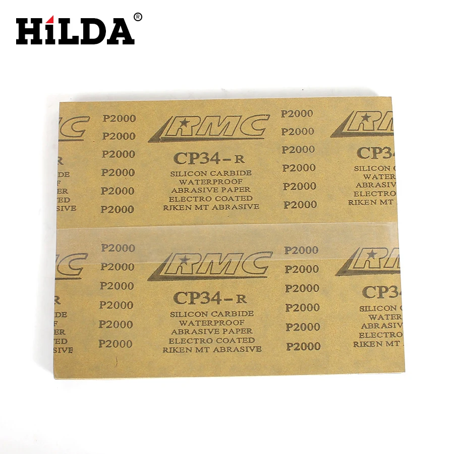 HILDA наждачная бумага водонепроницаемая Песочная 5 листов CP34 2000 зернистость для