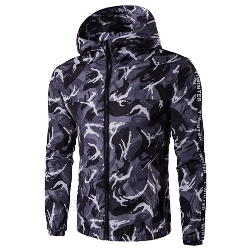 

Jacket Men Fashion Casual Men Long Sleeved Jacket Camouflage Men Bomber Flight Jacket Coat Thin Jacket Military Embroidery