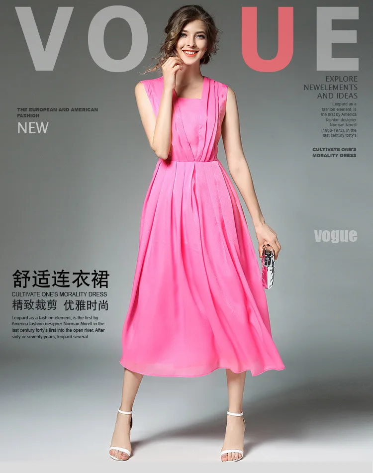AiZhunEr2017 Новый High End обжима рукавов Длинная летняя Женская платье yy|women dress|summer women