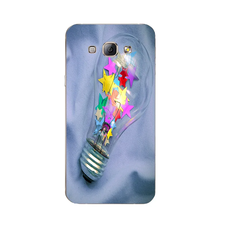 Для samsung Galaxy A7 ТПУ чехол для телефона для A3 A5 A8 оболочка прозрачная ПВХ-пленка для A300 A500 A700 A800 крышка Юбка радужных цветов для девочек