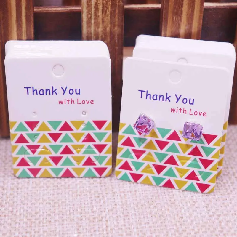 card same as pic 100 шт Новые diy Ювелирные изделия дисплей карты серьги 4x5 см серьги карты подвешенная бирка DIY Сережка-гвоздик Ювелирная карта-упаковка - Цвет: card same as pic