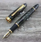 Перьевая ручка JINHAO X450 с перьевым наконечником, серый и зеленый мрамор
