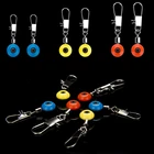 Поплавок DONQL 50 шт.лот рыболовные соединители поплавок для морской рыбалки снасти для морской воды пластиковые металлические приманки крючок аксессуары Соединительный инструмент