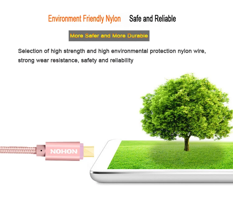 NOHON 3 м 2 м 1 м Micro USB кабель Быстрая зарядка Mirco USB кабели для samsung Xiaomi Android провод для зарядки мобильного телефона шнур для передачи данных
