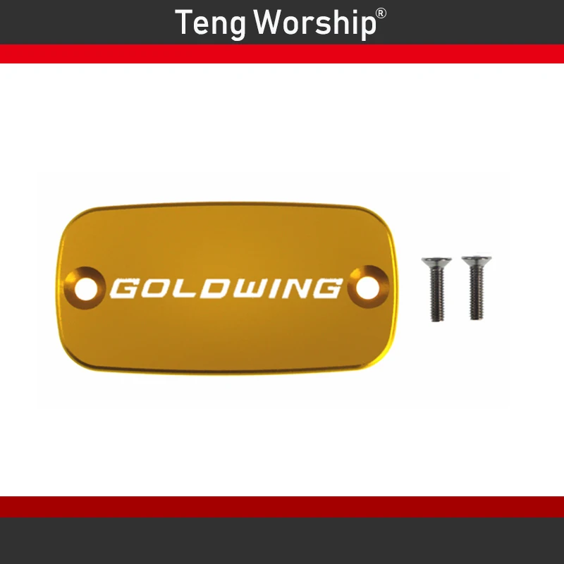 Aluminum Motorcycle Brake Fluid Fuel Reservoir Tank Cover Cap FOR HONDA Goldwing 1500 88-00 1800 01-12 Valkyrie 97-03 | Автомобили и