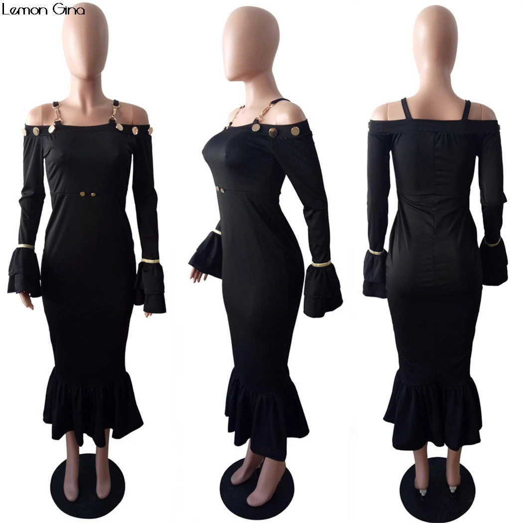 Новинка женское облегающее платье до середины икры с открытыми плечами и