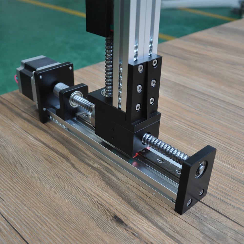 Бесплатная доставка cnc XY линейная движущаяся ось скользящий стол шаровой винт