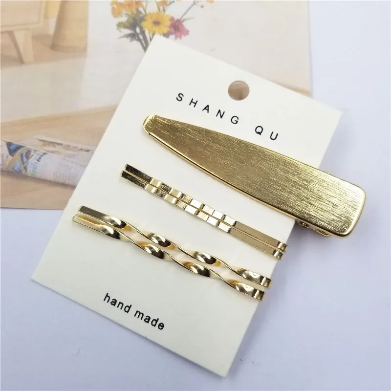 

Hot New 2019 1 set Sweet Korean Pearl Golden Barrette Girls Hair Clips Women Girls Hair Pins Bang Clip Hair Accessories