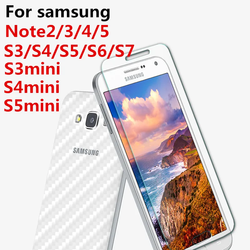 Высокое качество 9H 0 26 мм защита экрана закаленное стекло для samsung note2 3 4 5 8 galaxy S3 S4 S5
