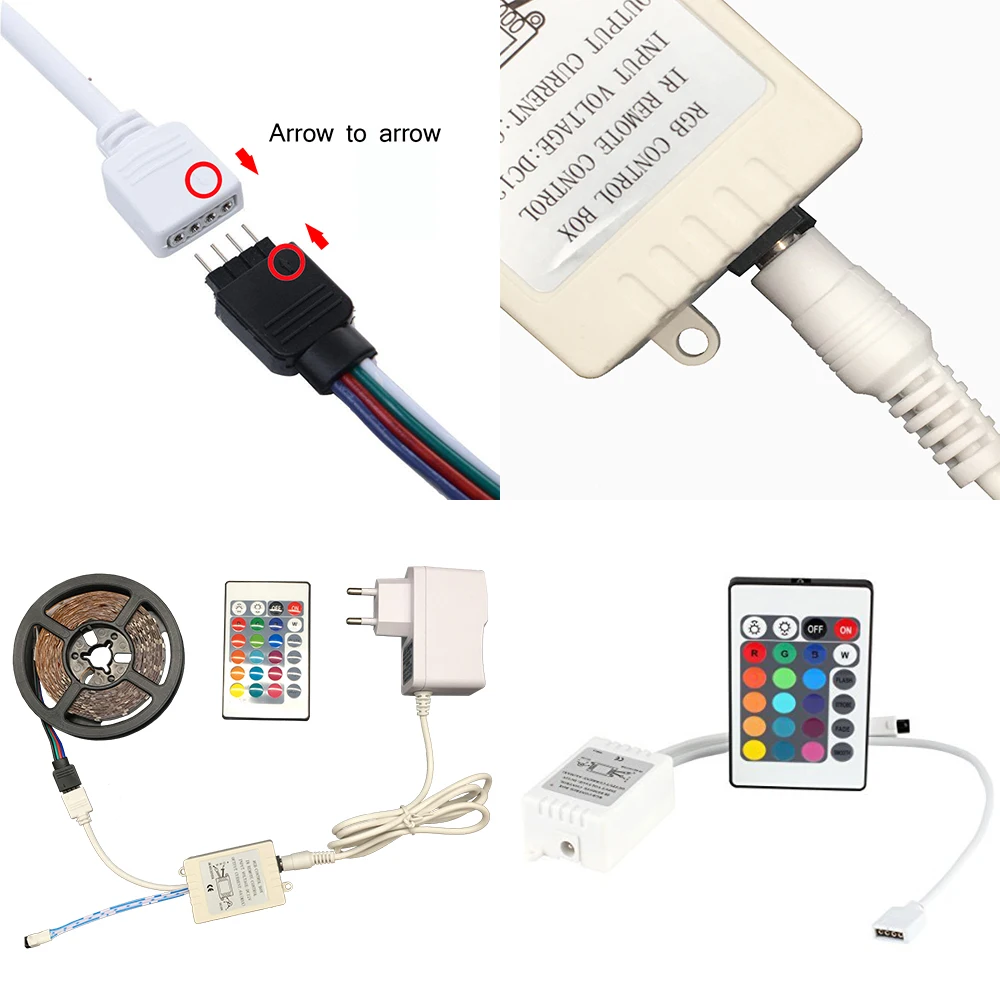 Цветная (RGB) IP20 гибкий Светодиодные ленты светильник м 2 3 4 5 6 10 3528 SMD не