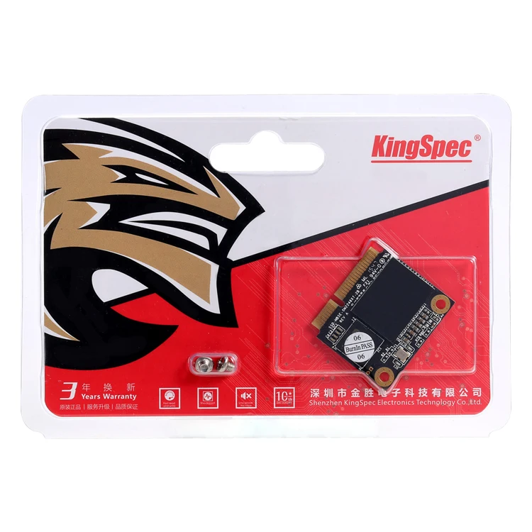 ACSC2M128mSH Kingspec mini pcie половина mSATA SSD 128GB модуль ssd твердотельный жесткий диск для ноутбука планшета ПК высокое качество