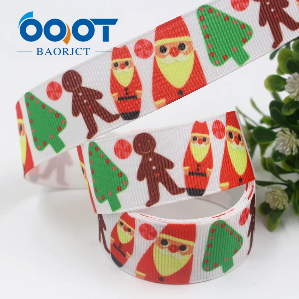OOOT BAORJCT I-19713-8 22 мм 10 ярдов Рождественская серия Мультяшные ленты из грогрена