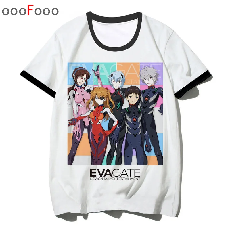 Футболка Evangelion ATTACK ANGEL, Мужская футболка EVA, топ с круглым вырезом, летняя футболка с рисунком для мужчин, мужская/wo Мужская футболка в стиле хип-хоп - Цвет: 1669
