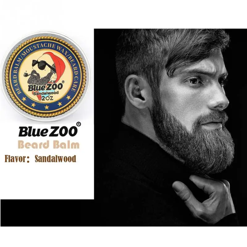Men Beard Oil Balm Softener Moustache Wax for styling Beeswax Moisturizing Smoothing Gentlemen Care | Красота и здоровье