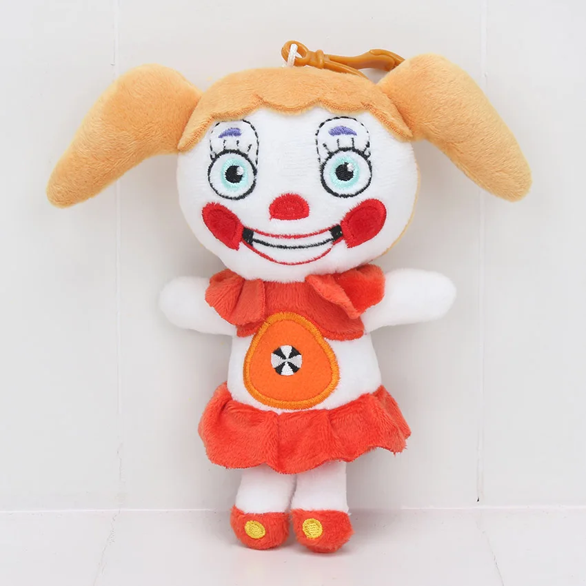 Circus Baby 14cm 14 см fnaf плюшевый брелок Five Nights At Freddy's плюшевые игрушки Фредди Fazbear Chica мангл Фокси Бонни плюшевая сумка Подвеска Игрушка - Цвет: Circus Baby 14cm