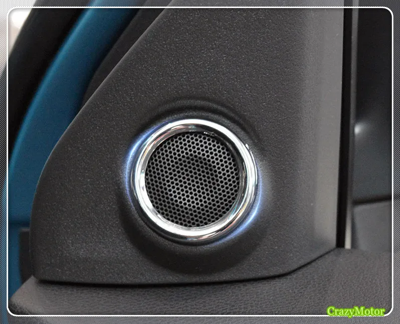 For Mitsubishi Outlander Sport ASX RVR 2013-2021 Chrome Interior A/C Air Outlet Vent Tweeter Speaker Cover Trim Kit Car Styling |