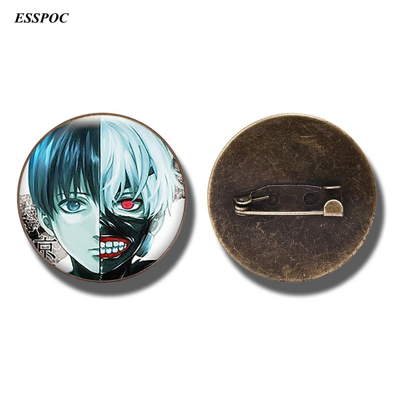 Tokyo Ghoul значок Античная бронзовая брошь оптовая продажа Touka Kaneki косплей ювелирные