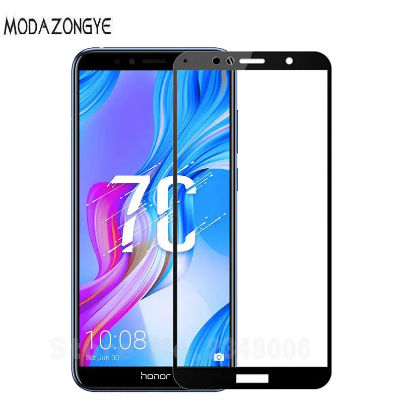 Закаленное стекло для Huawei Honor 7C защитная пленка 7 C AUM L41 Русская версия с полным