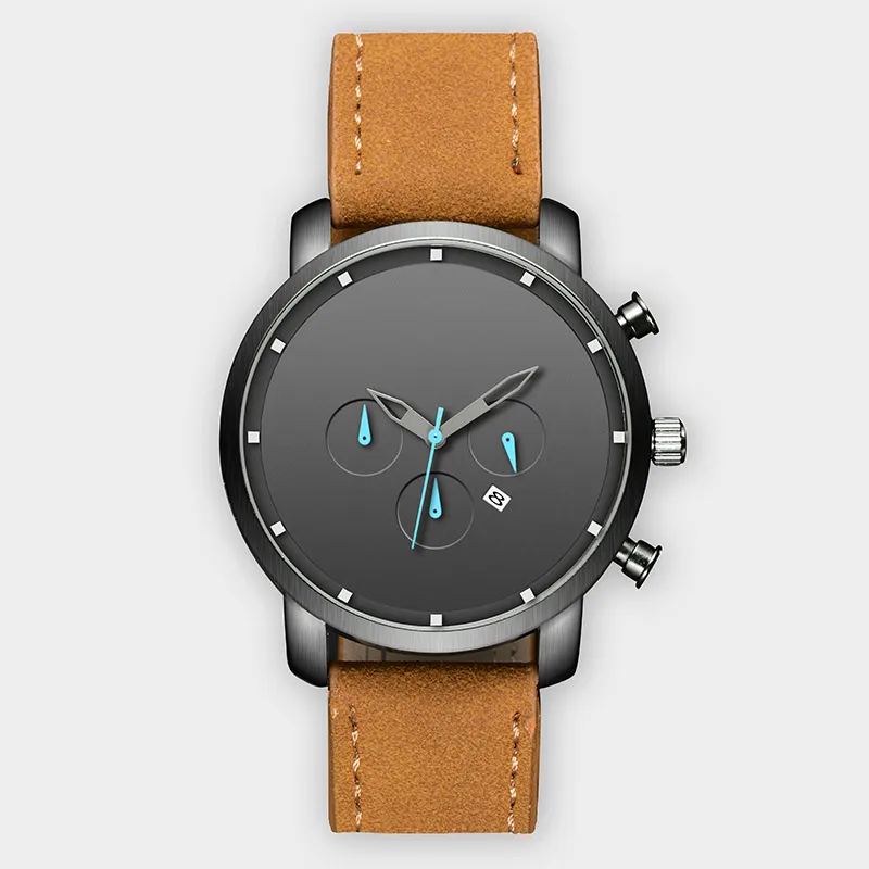BAOSAILI CL003 циферблат часов печати Custom Chronograph Часы тенденция Дизайн кварц OEM часы