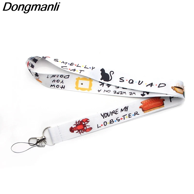 P3233 Dongmanli друзья ТВ шоу ремешки для брелка ID карты пропуска тренажерный зал