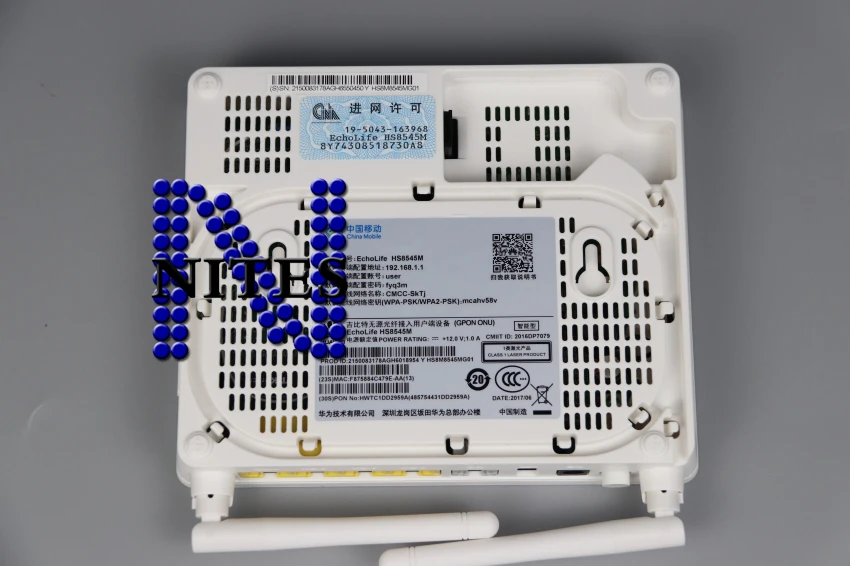 Оригинальный HW HS8545M GPON терминал ONU 1GE + 3FE 1tel 1 wifi 1usb и английский интерфейс с