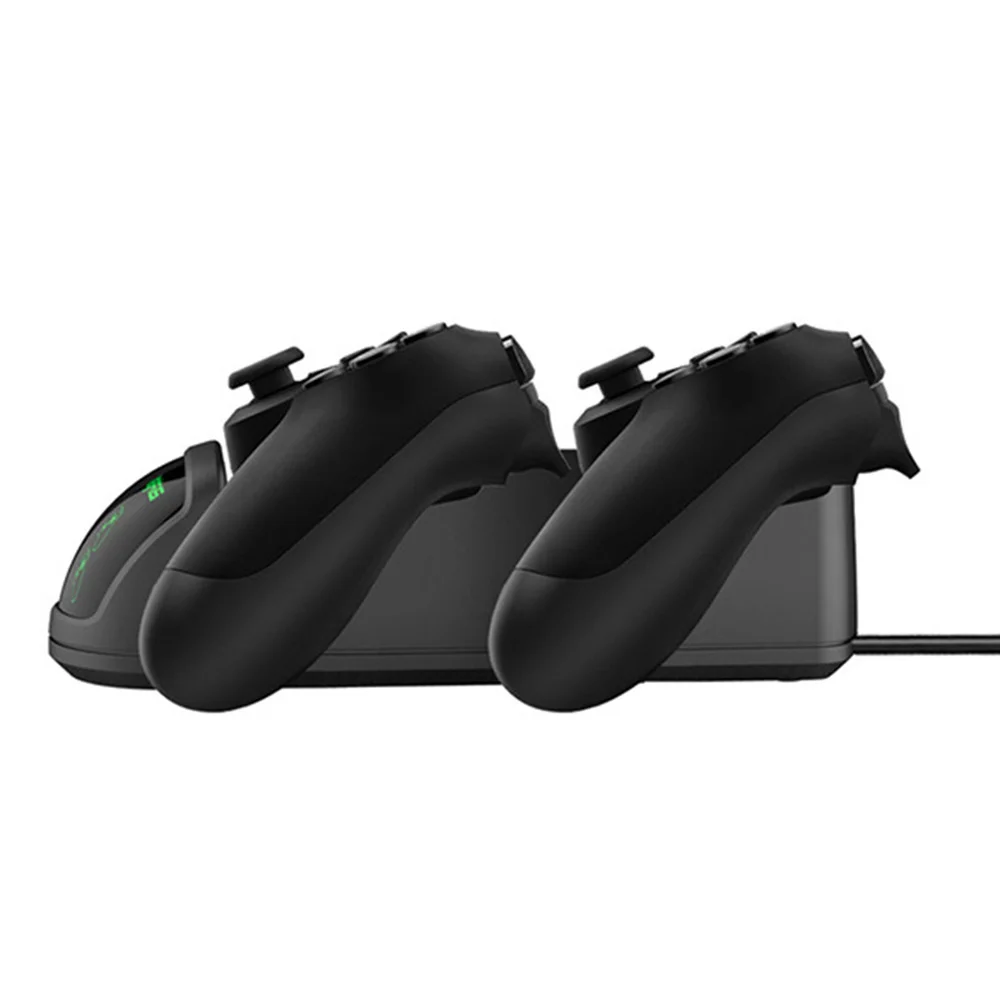 Зарядное устройство для контроллера PS4 двойное зарядное с дисплеем состояния