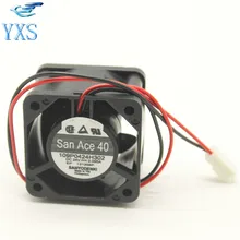 109P0424H302 4028 4 см 40*40*28 мм DC 24V 0.095A 8700RMP 11.3CFM двойной шар 2 провода для