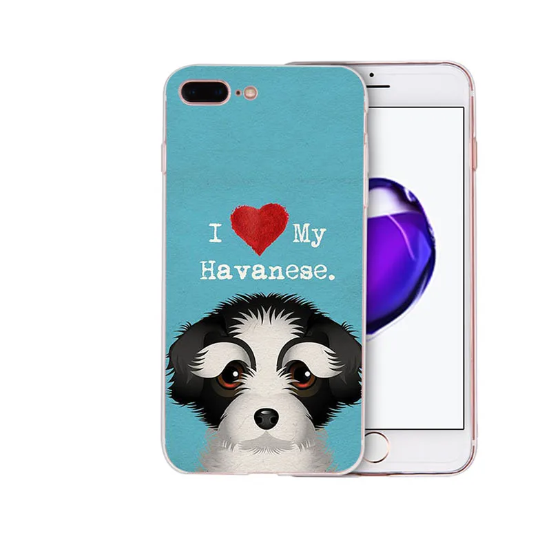 IMIDO I Love My Dog ТПУ Черный чехол для телефона Iphone 6 6S 6PLUS PLUS 7 8 7PLUS 8PLUS X XS XR XSMAX 5 5S SE |