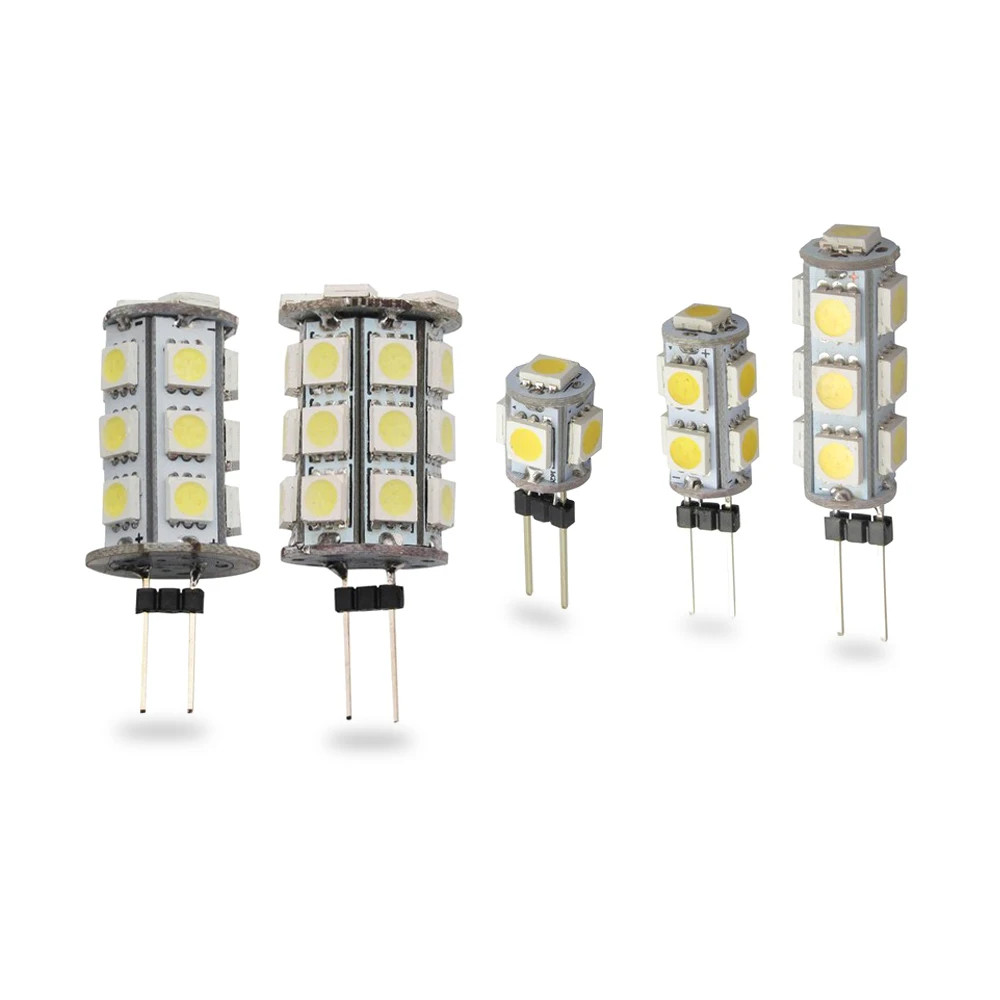 G4 светодиодный 12V светильник лампочка источника 5050 SMD мини лампы 1 Вт 3 4 5 6 DC12V для