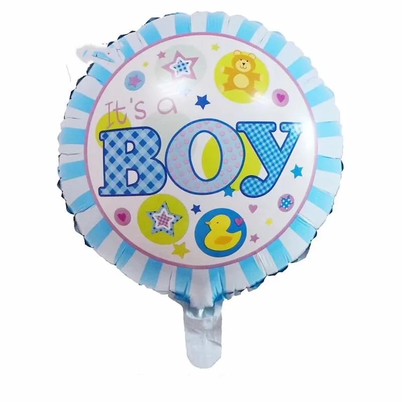 18 дюймовые воздушные шары из фольги для маленьких мальчиков и девочек розовые