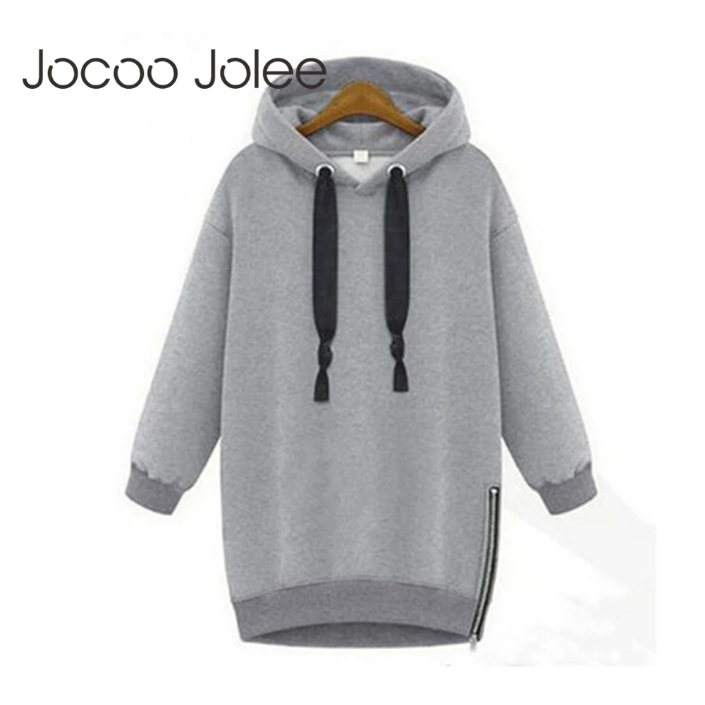 Jocoo Jolee 2021 весенне осенние женские свободные повседневные теплые толстовки с