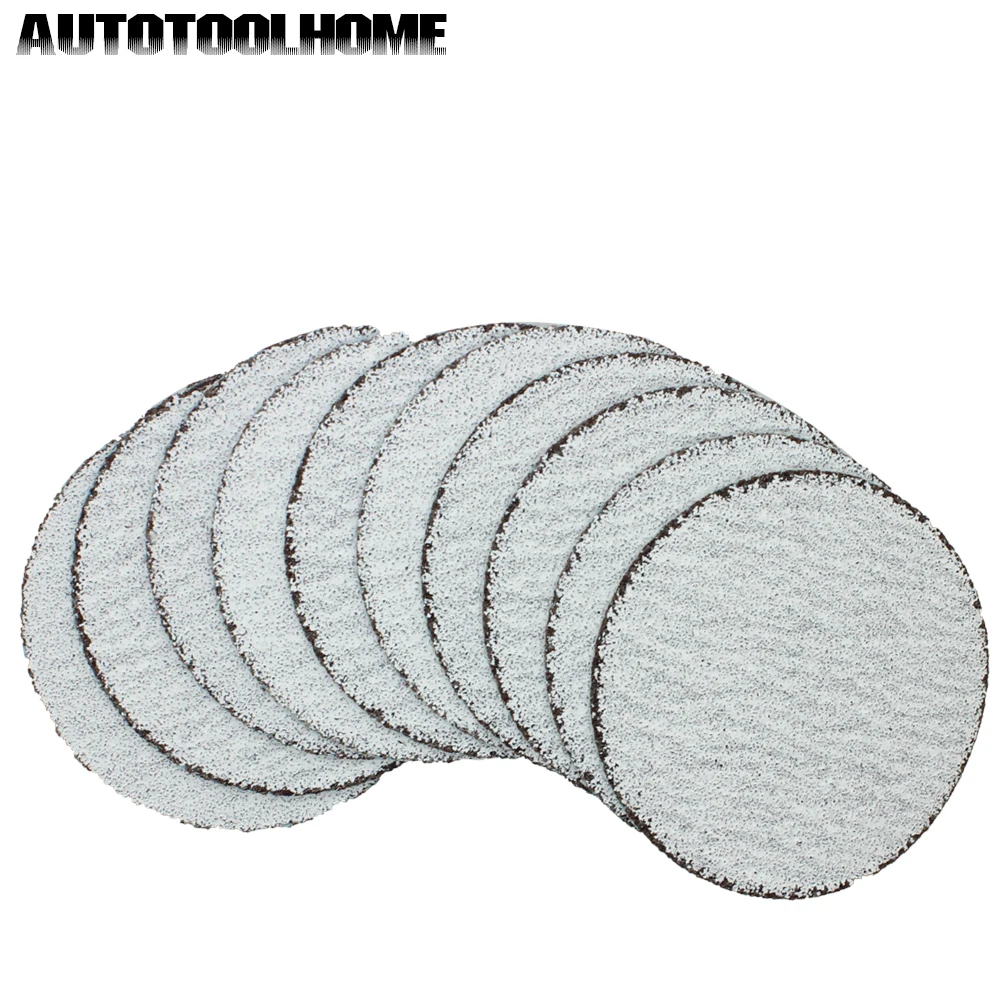 AUTOTOOLHOME 10 шт. " 50 мм 80-800 зернистость белый шлифовальный диск наждачная бумага для Dremel электрический шлифовальный станок аксессуары абразивные инструменты