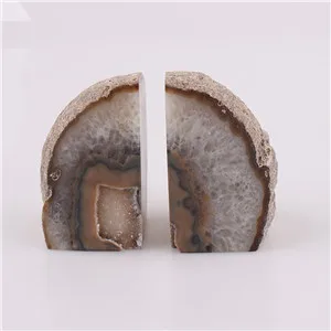 natural color Подставка для книг с кристаллами и натуральными агатами, Портативная подставка для книг, подставка для документов, подставка для чтения, держатель для книг, украшение для дома - Цвет: natural color