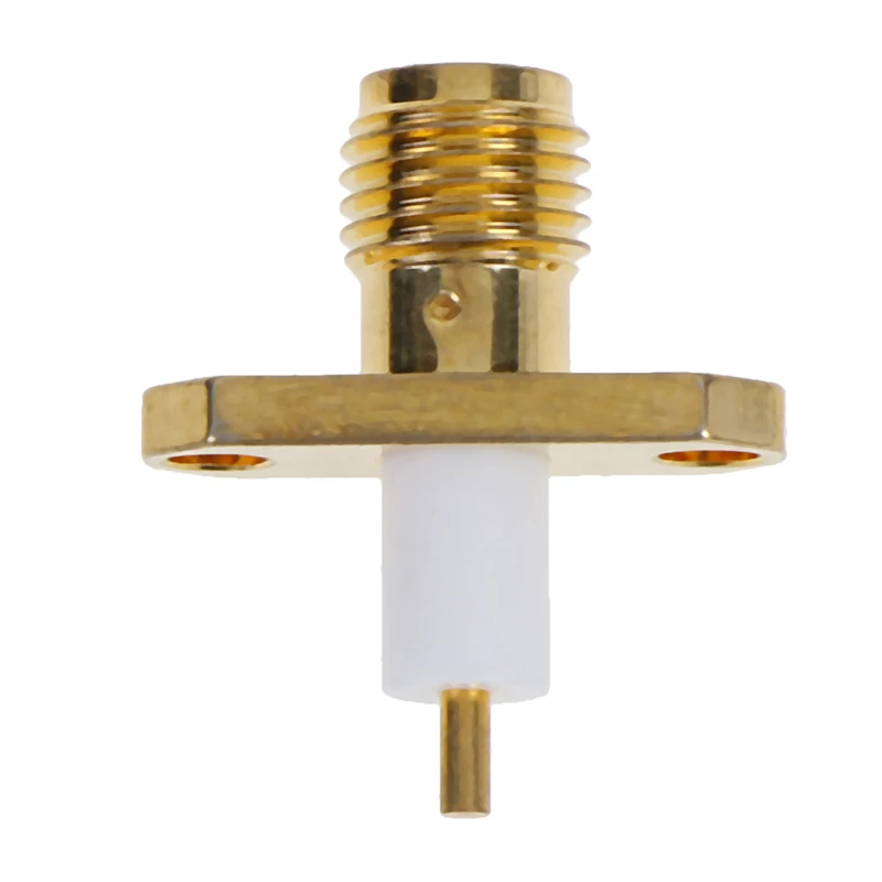 Горячая продажа SMA гнездо шасси PTFE w/2 отверстия Фланцевая панель RF разъем 1
